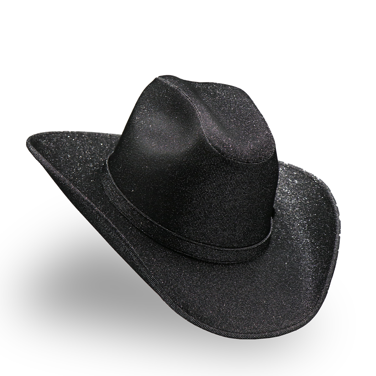 Sombrero Textil Negro con Diseño Exclusivo- Formal -Cowboy
