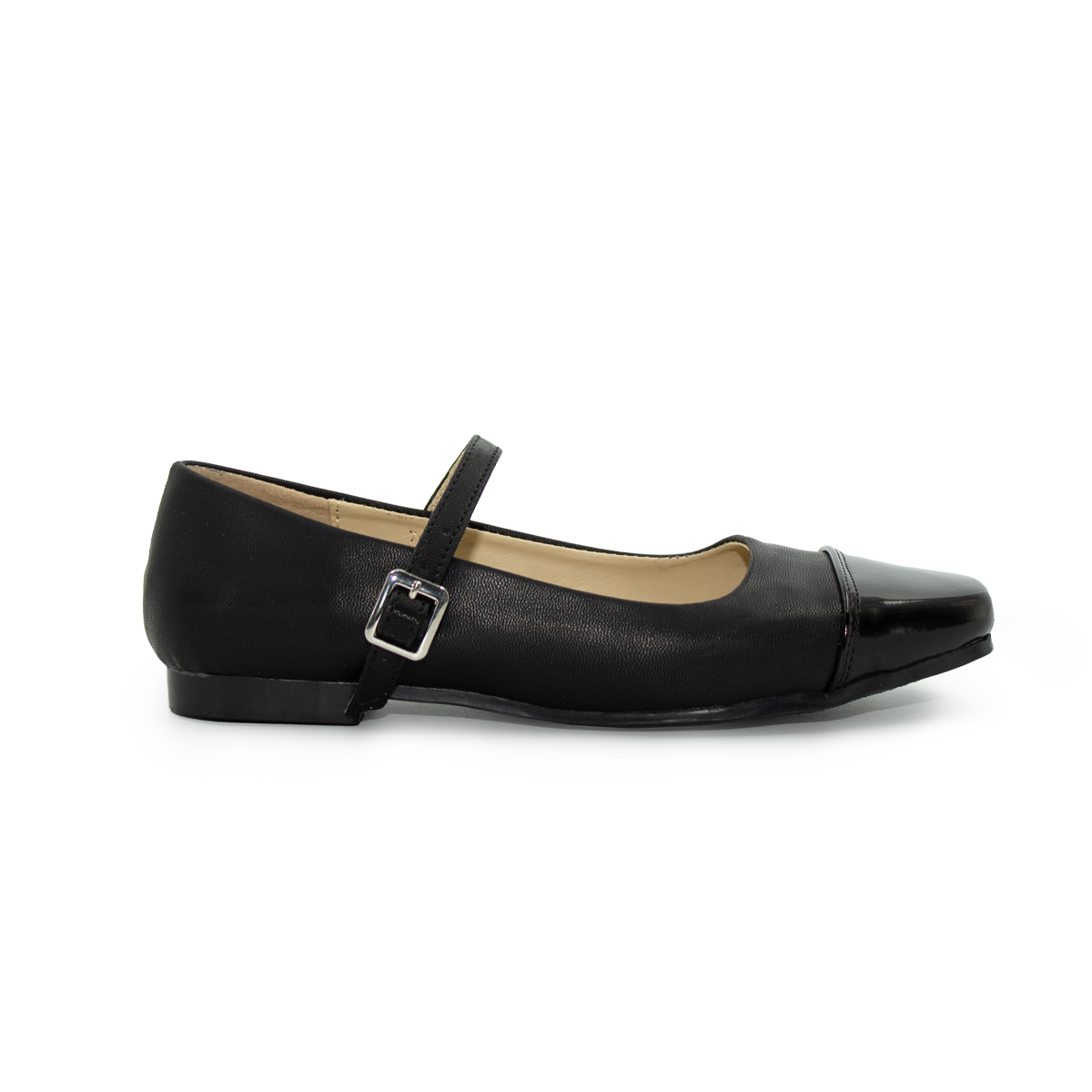 Valerina Con Tacon Bajito Comoda Negro-60