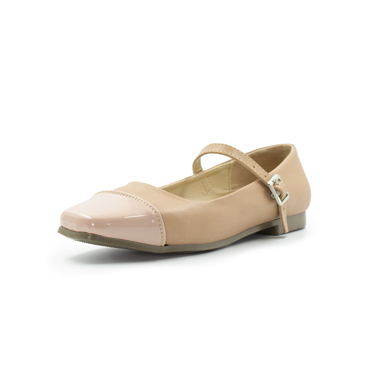 Valerina Con Tacon Bajito Comoda Nude -60