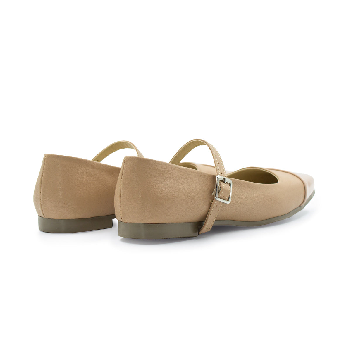 Valerina Con Tacon Bajito Comoda Nude -60