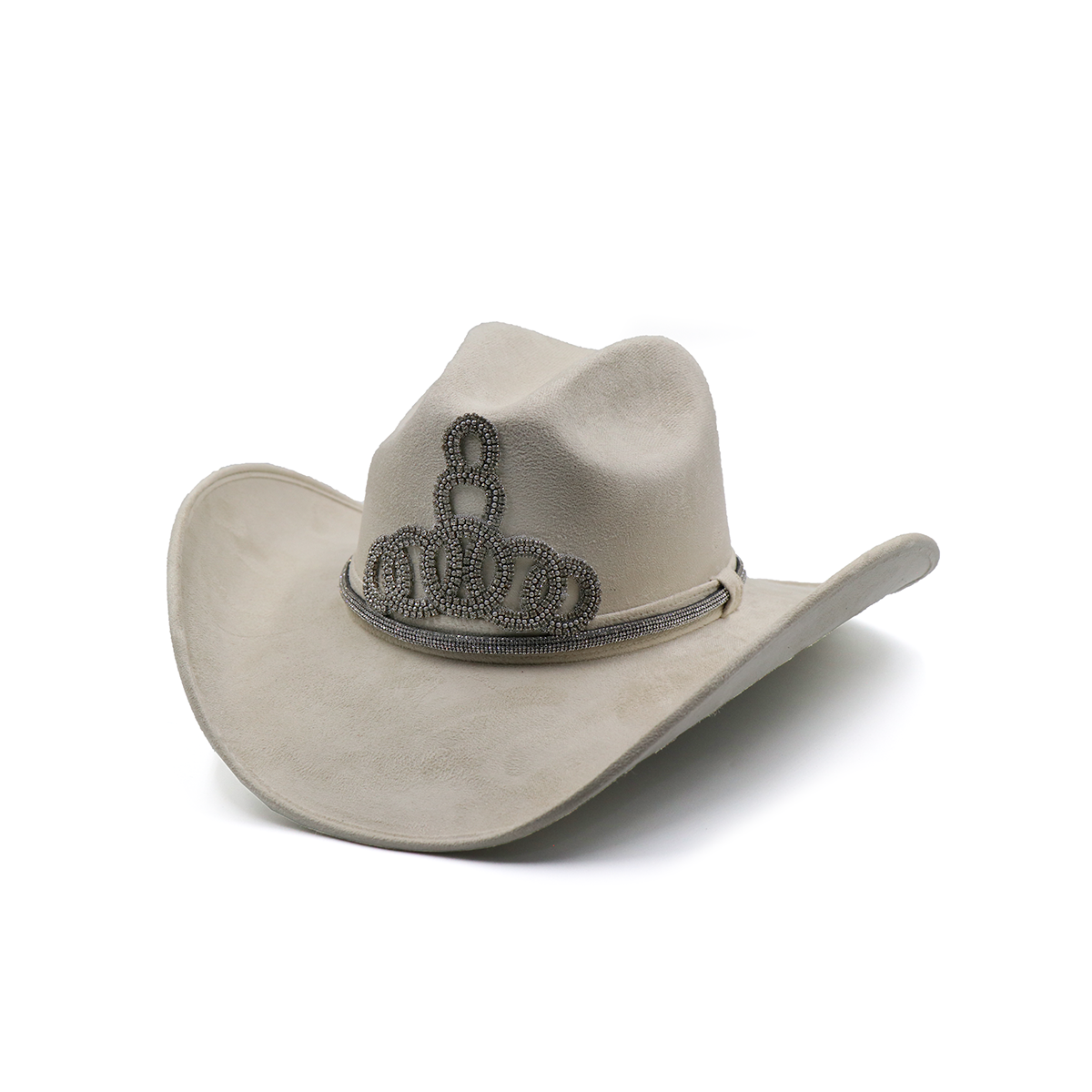 Sombrero Textil con Diseño Exclusivo Latte - Formal -Cowboy