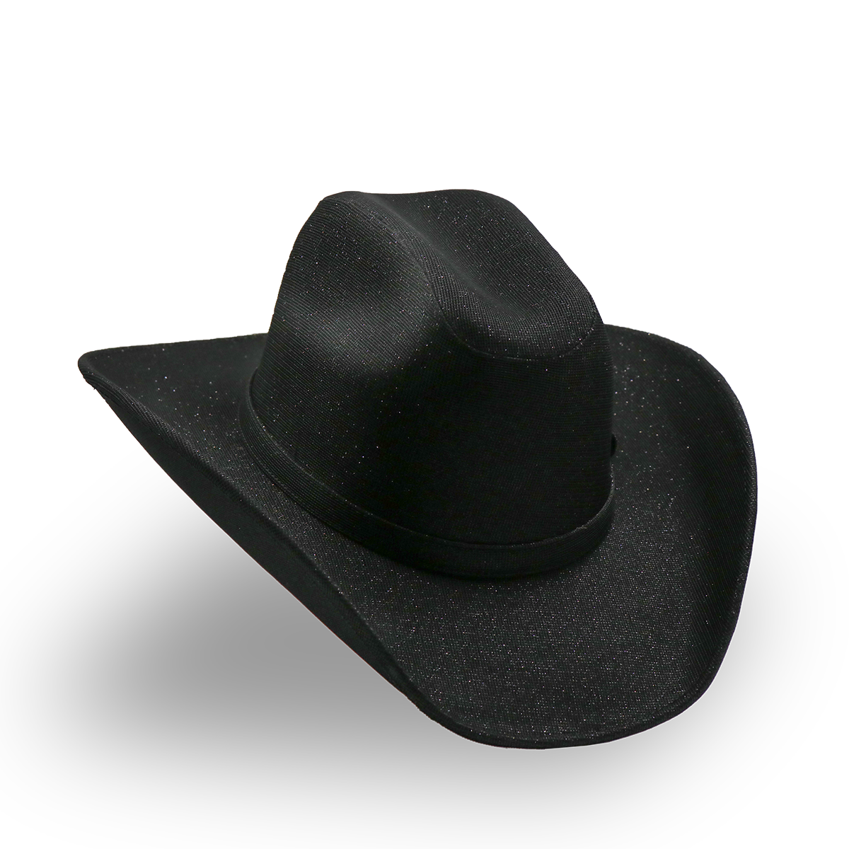 Sombrero Textil Negro con Diseño Exclusivo- Formal -Cowboy