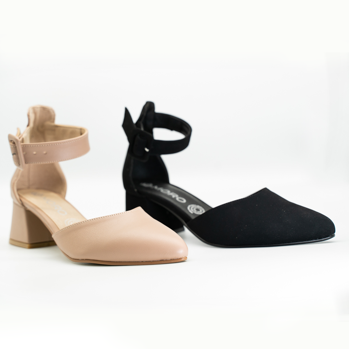 Zapatilla Puntal Básica Maquillaje Tacon Bajo- 20