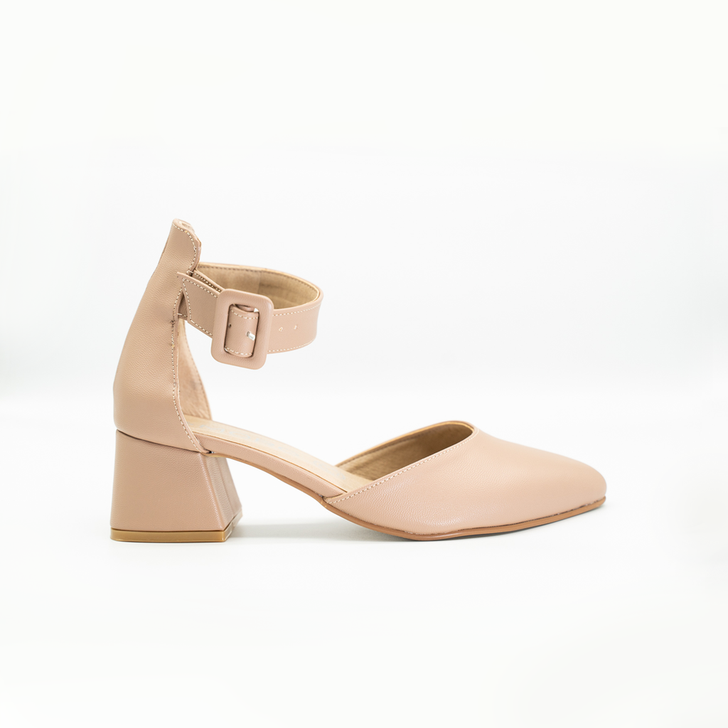 Zapatilla Puntal Básica Maquillaje Tacon Bajo- 20