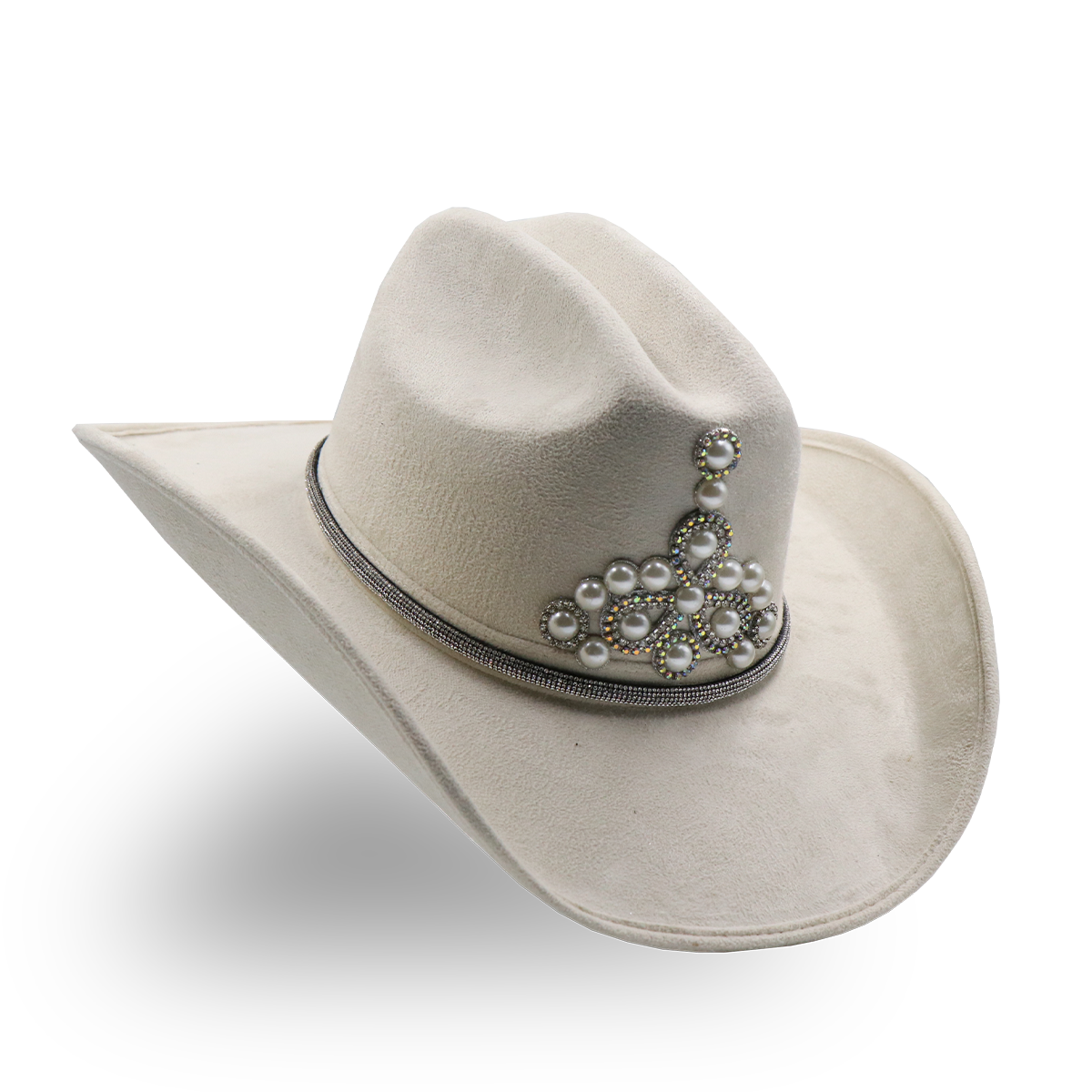 Sombrero textil con Diseño Exclusivo Latte- Formal -Cowboy