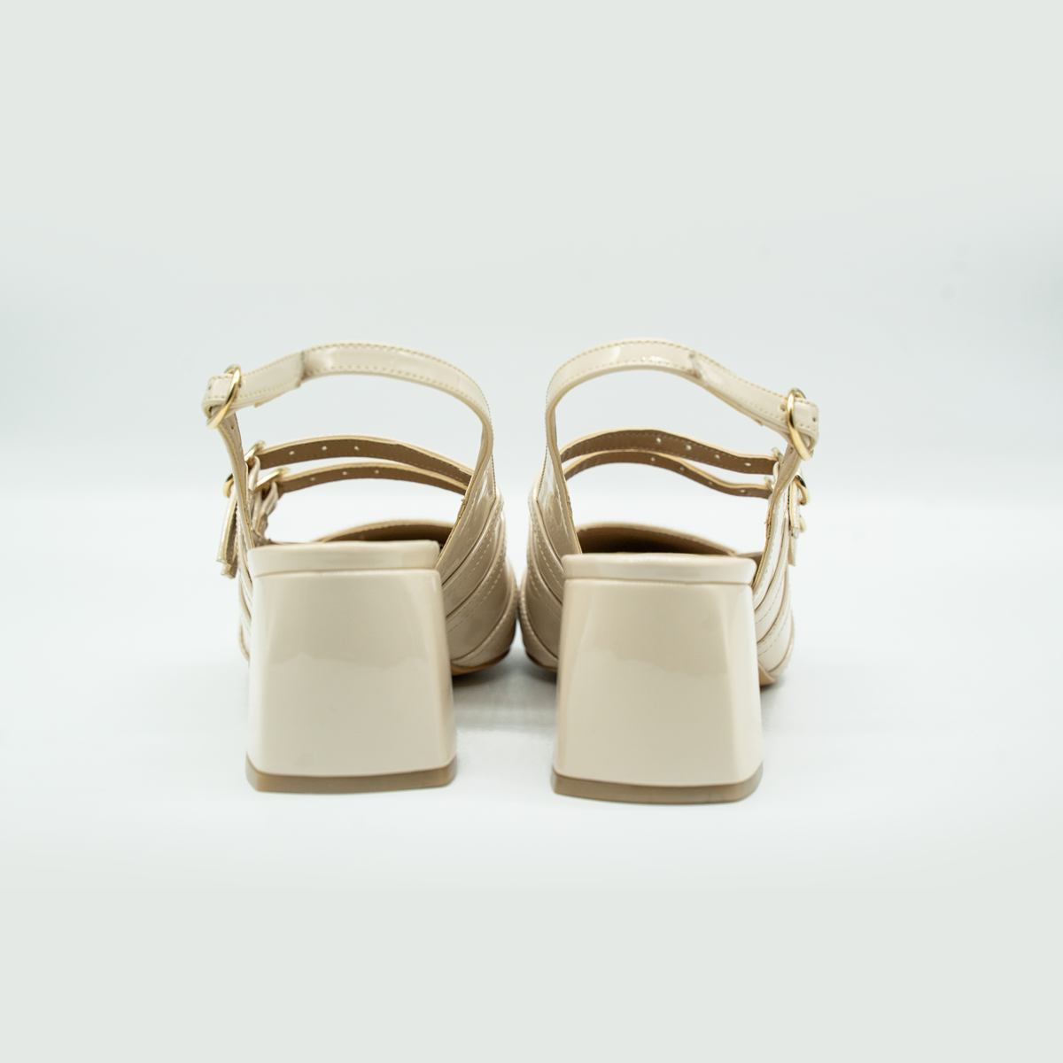 Zapatilla Slingback Charol con Doble Hebilla-Charol Miga-37