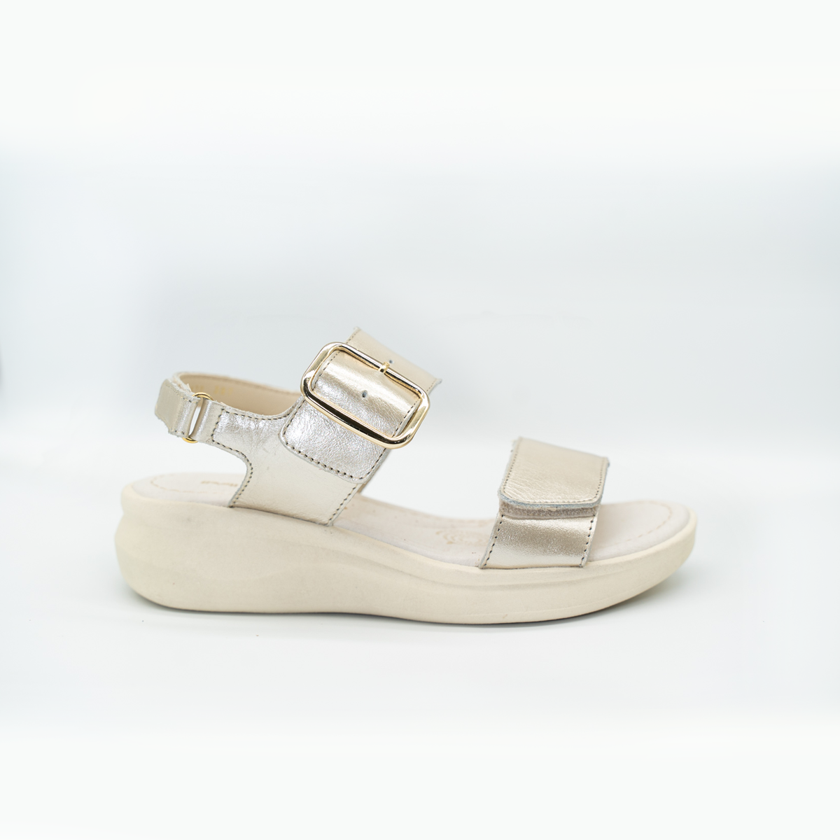 Sandalia Confort Con Hebilla y Broche Ajustable Mercurio-432