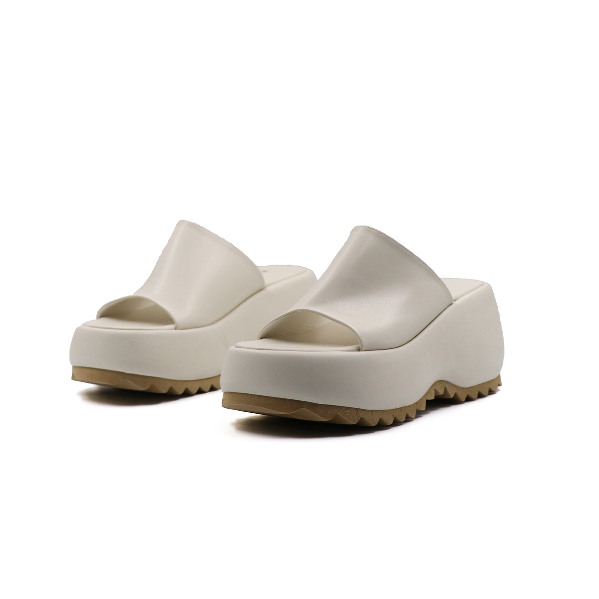 Sandalia Casual De Plataforma Corrida Latte-53