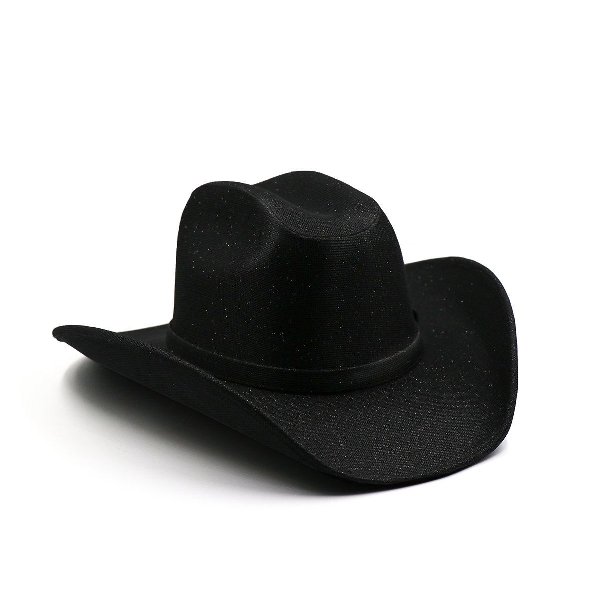 Sombrero Textil Negro con Diseño Exclusivo- Formal -Cowboy