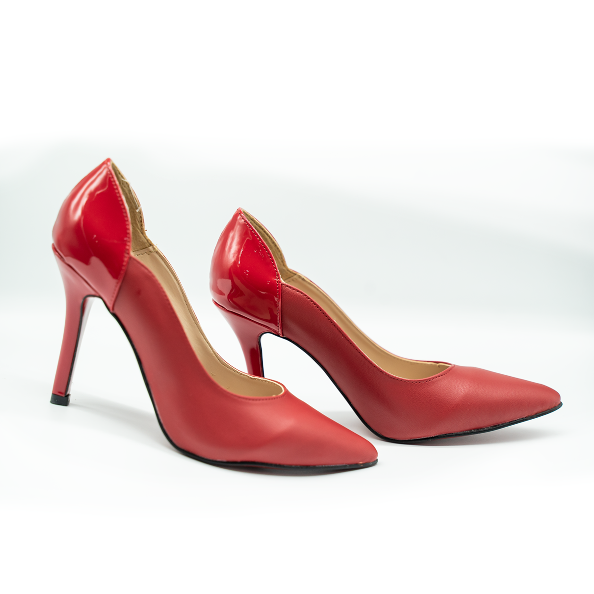 Stiletto Elegante de Tacón Alto 10 cm | Rojo -9566