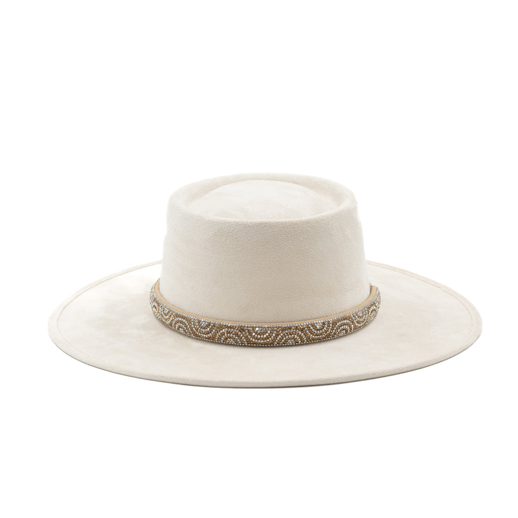 Sombrero con Diseño Exclusivo Beige  - Formal - Viñedos