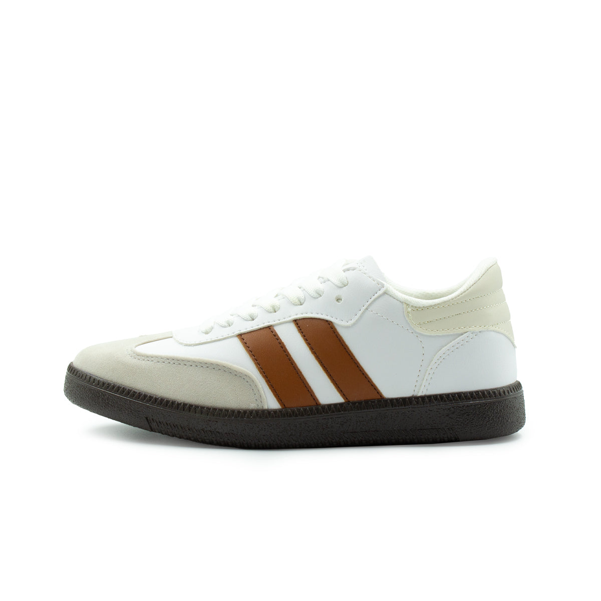 Tenis Casuales De Rayas Comodos Negro-02