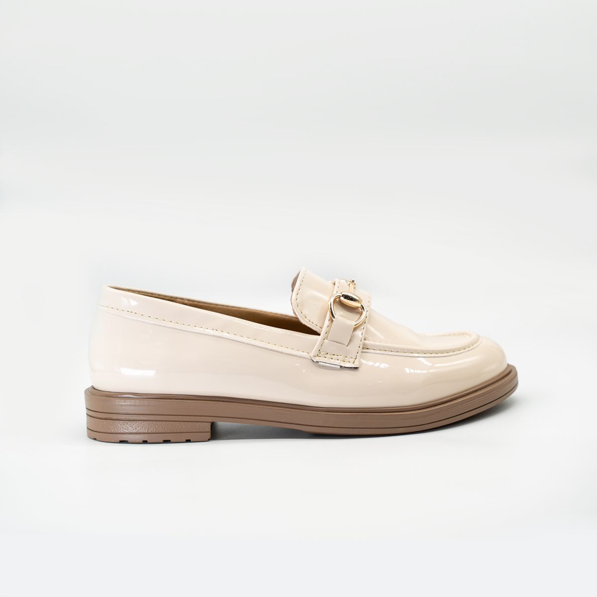 Mocasín Casual Con Herraje Charol Miga- 84