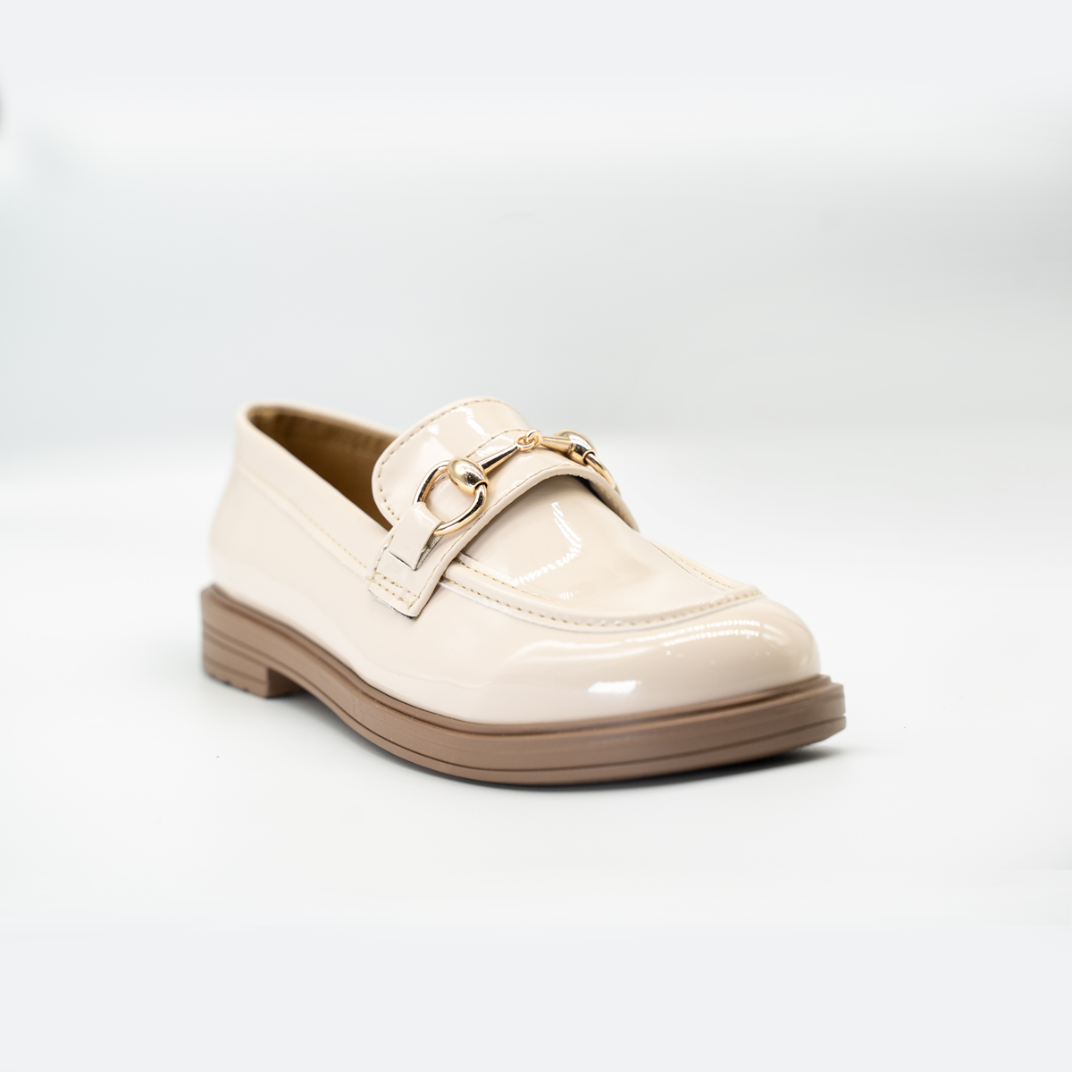 Mocasín Casual Con Herraje Charol Miga- 84