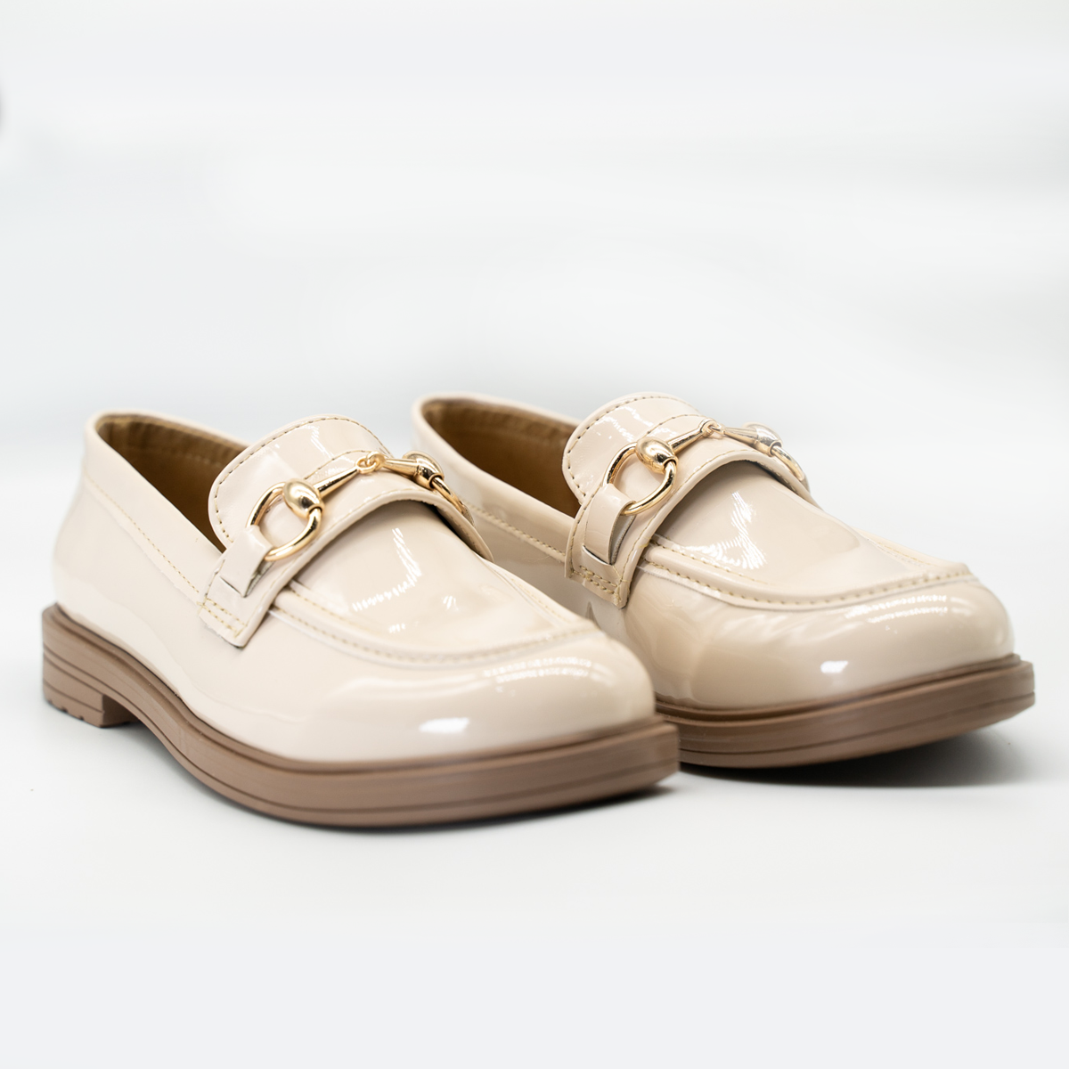 Mocasín Casual Con Herraje Charol Miga- 84