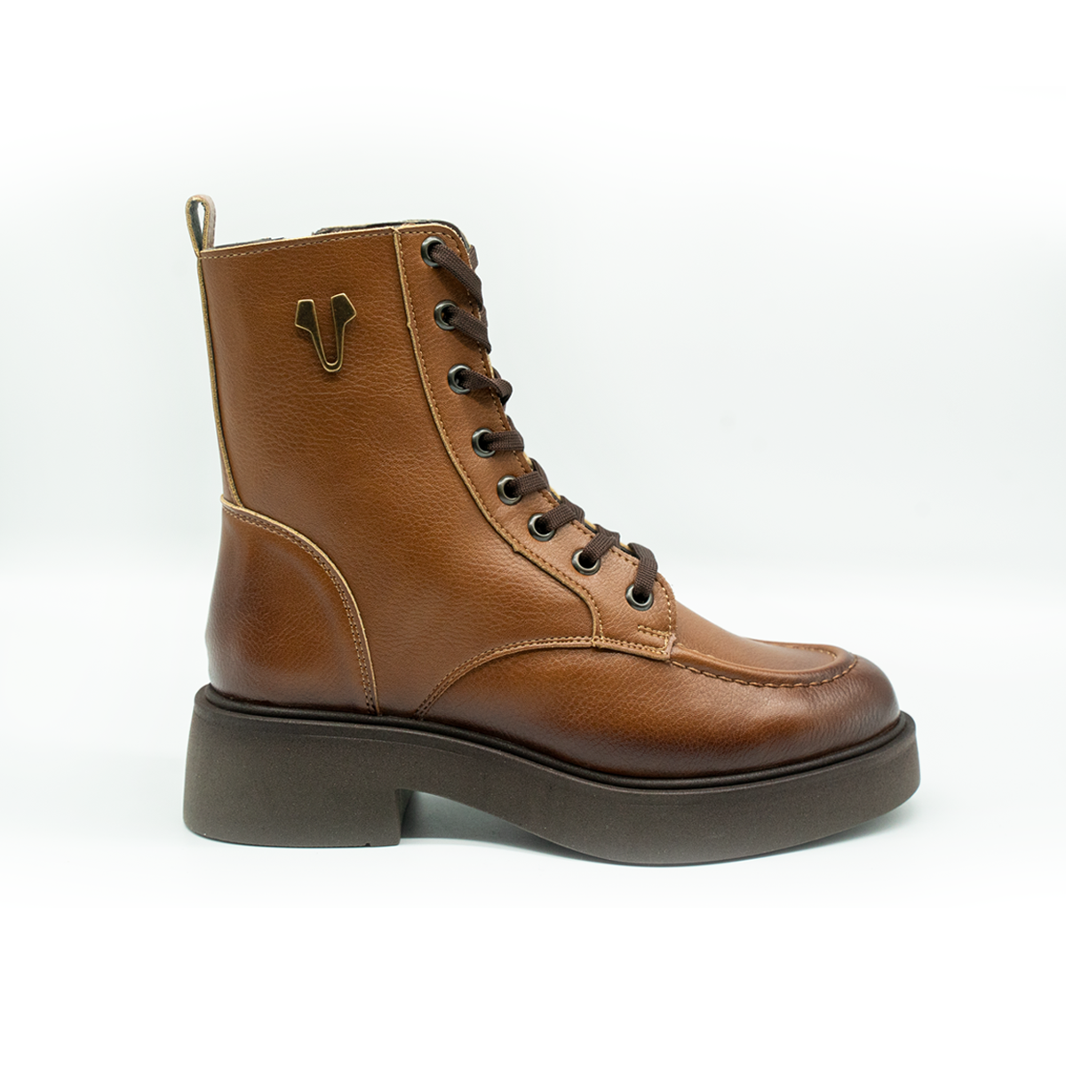 Botas Urban Combat Premium para Mujer | Cafe-08