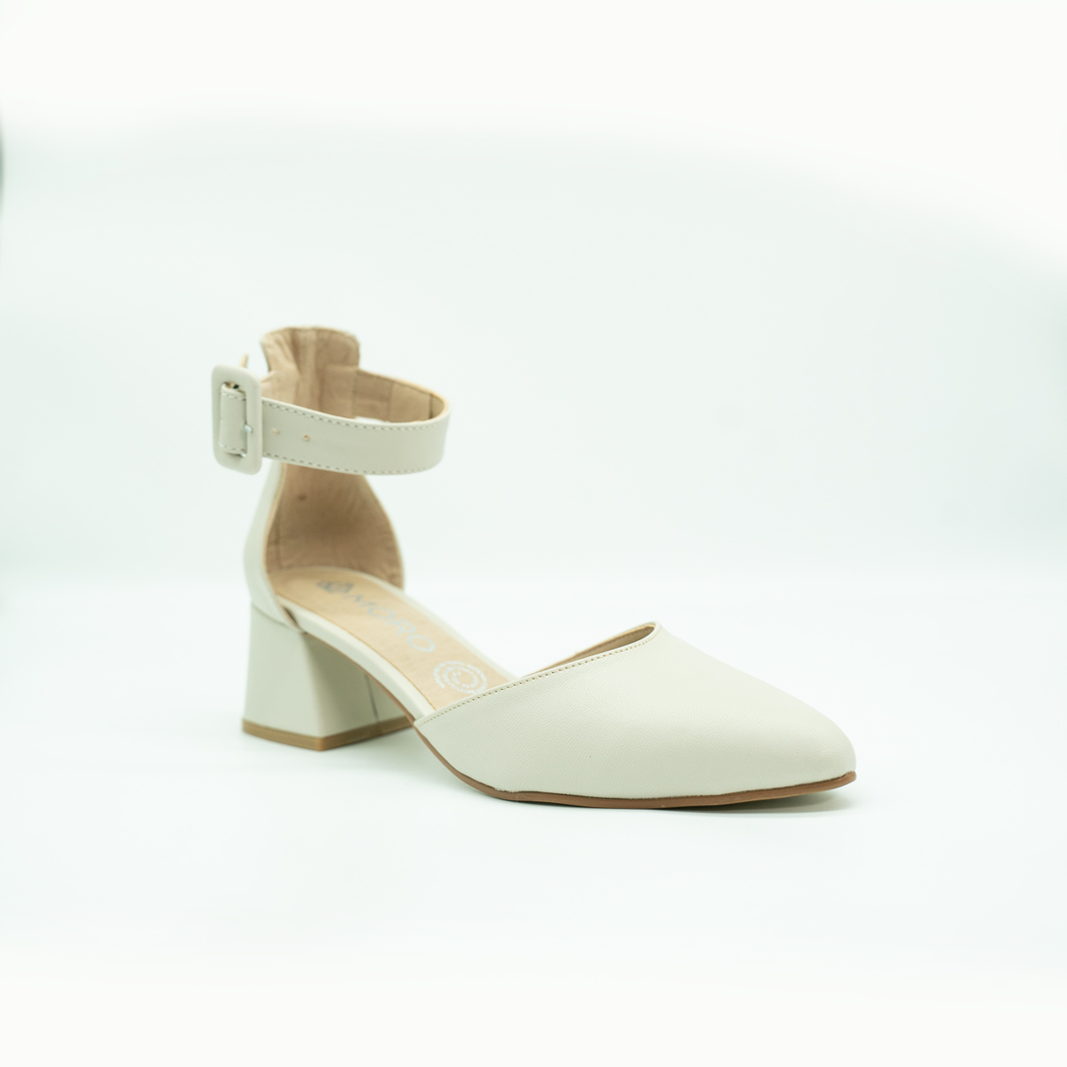 Zapatilla Puntal Básica Con Pulsera Ajustable Latte -20