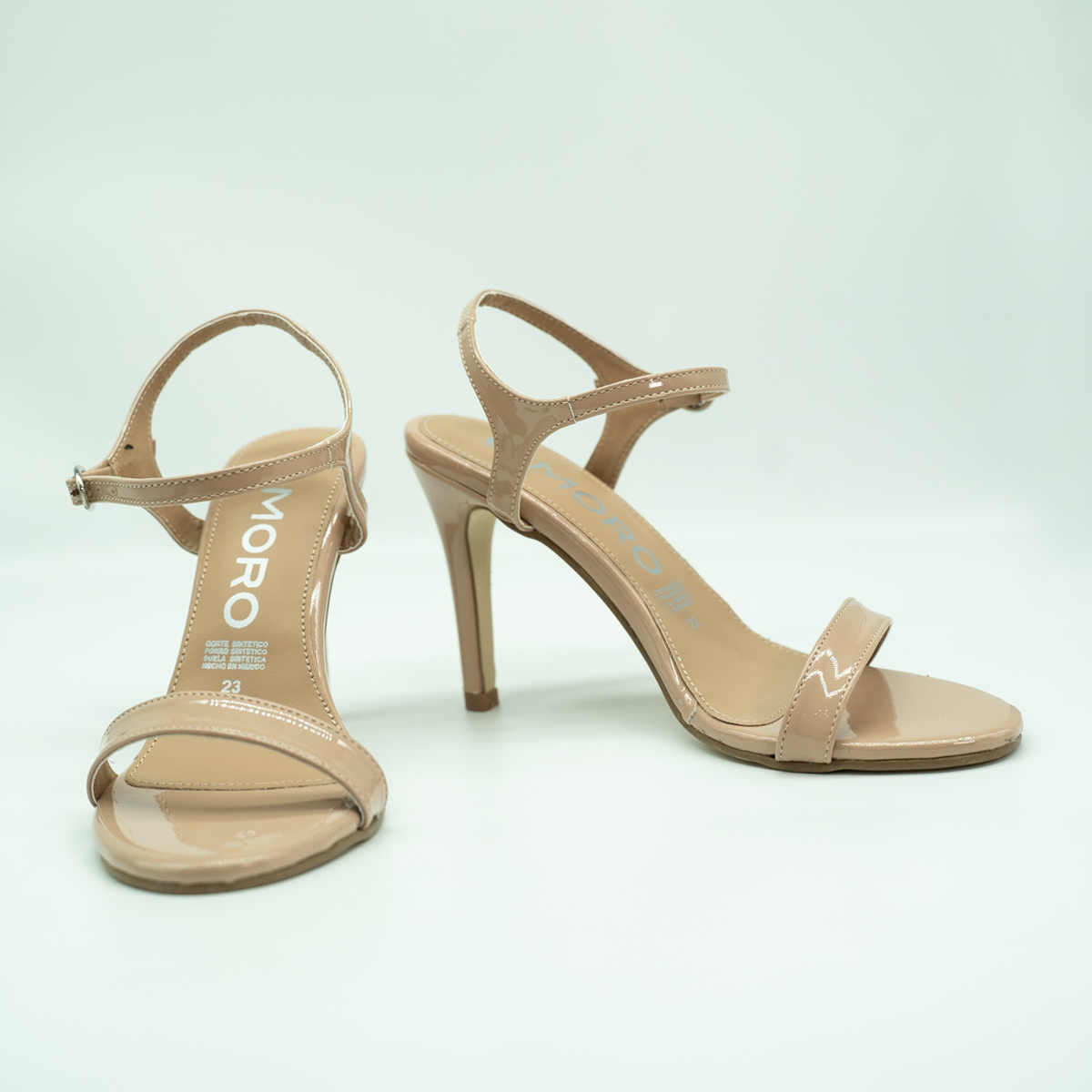 Sandalias de Tacón Elegante Y Fino | Charol Maquillaje - (10 cm)