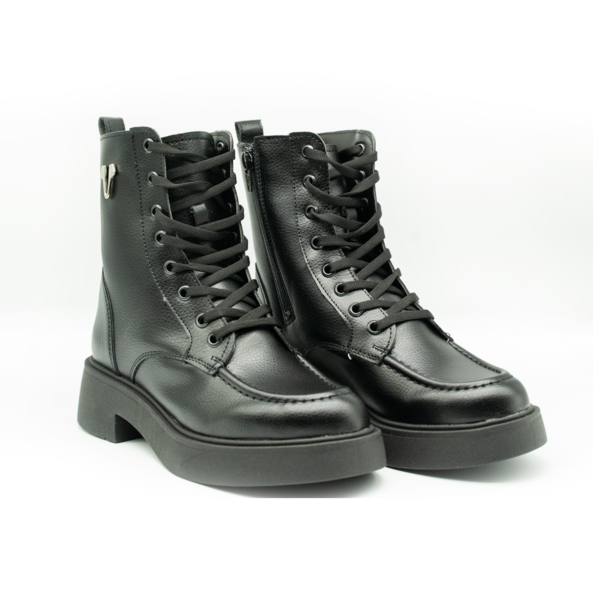Botas Urban Combat Premium para Mujer | Negro-08