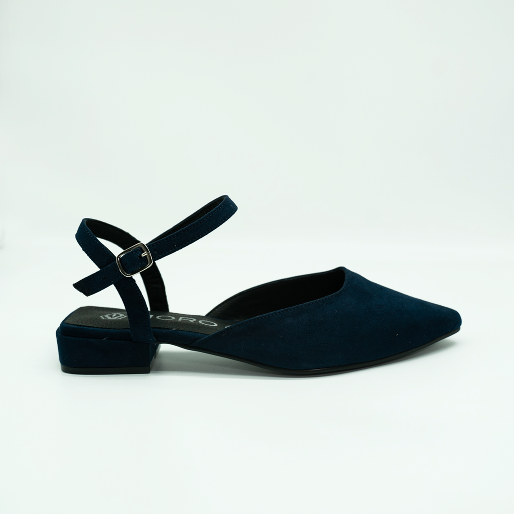 Valerina Puntal de piso Lisa Con Pulsera Ajustable- Azul Marino-58