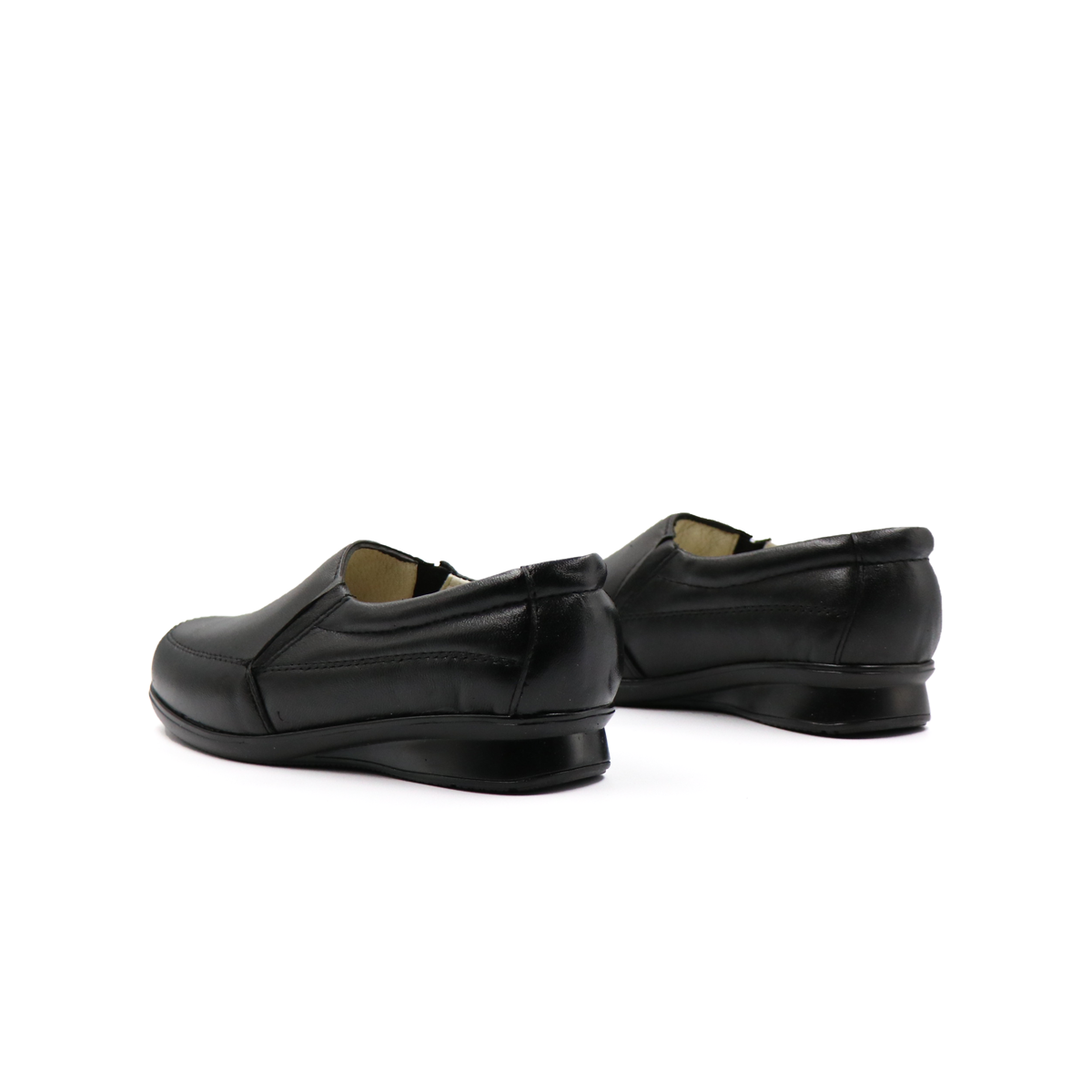 Zapato Confort Cómodo Con Elástico  Bajito Negro-15