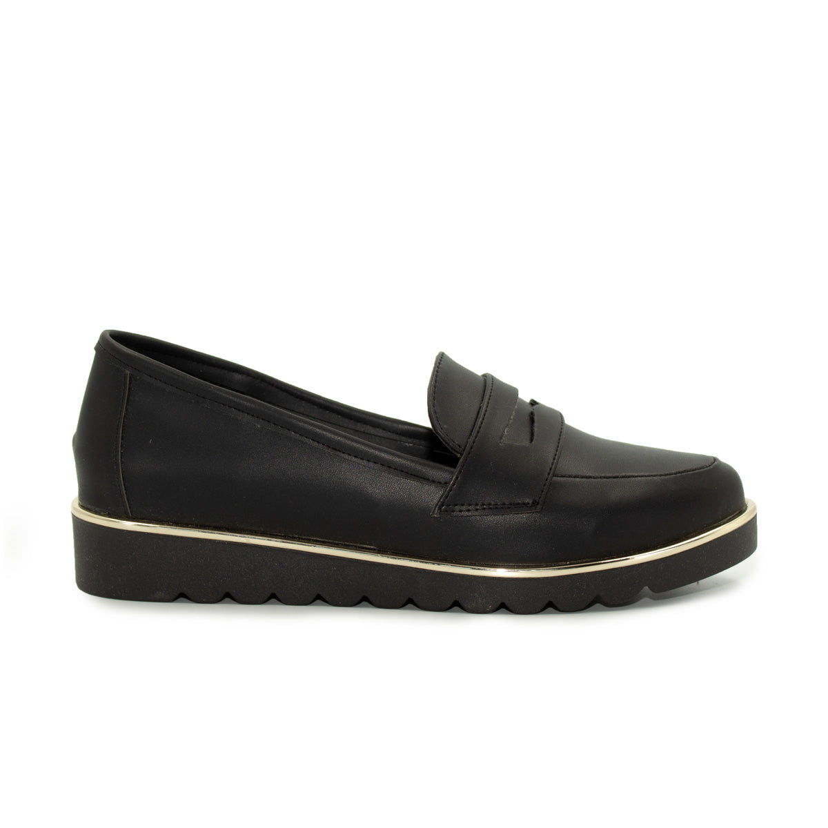 Zapato Casual Tipo Mocasín- Negro- 12