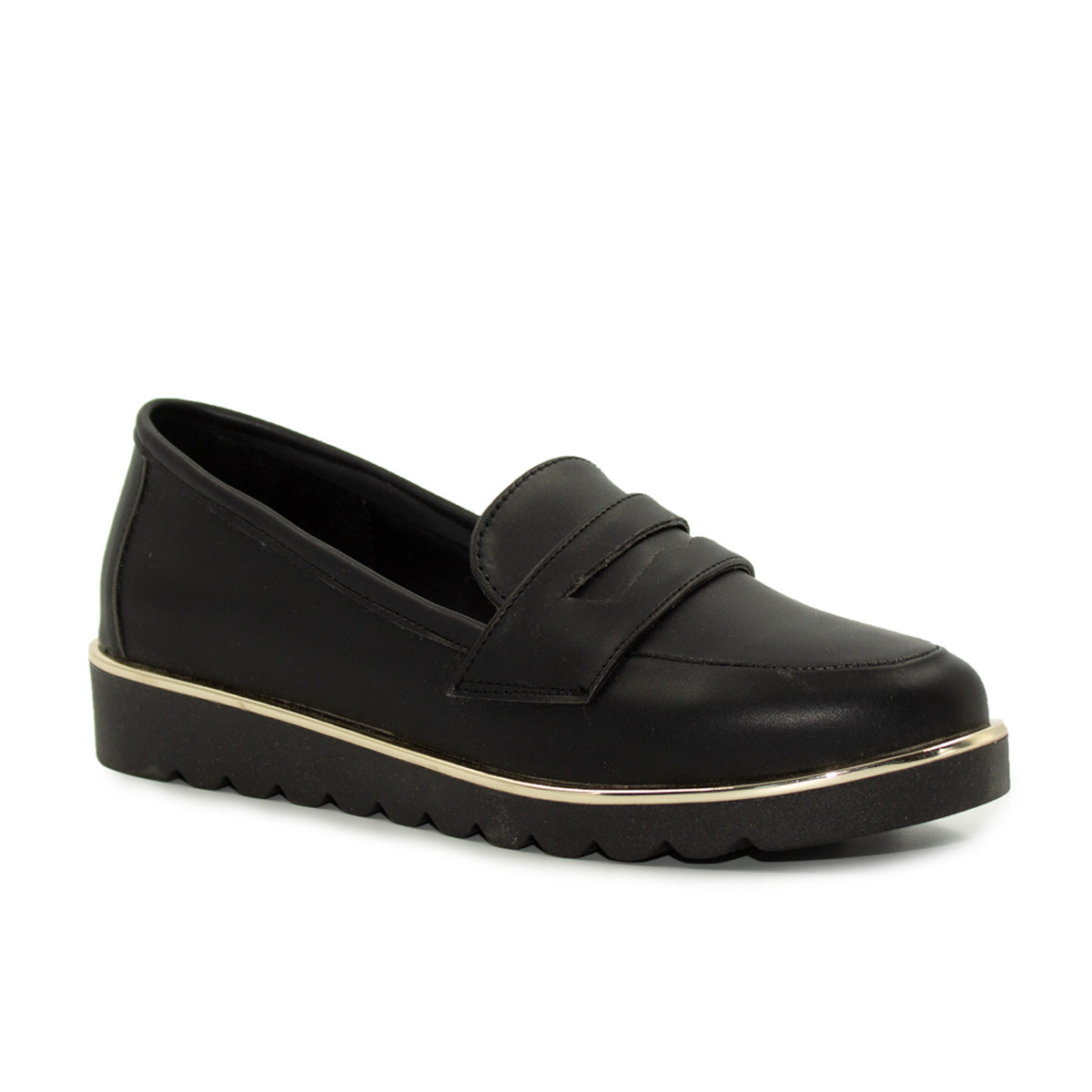 Zapato Casual Tipo Mocasín- Negro- 12