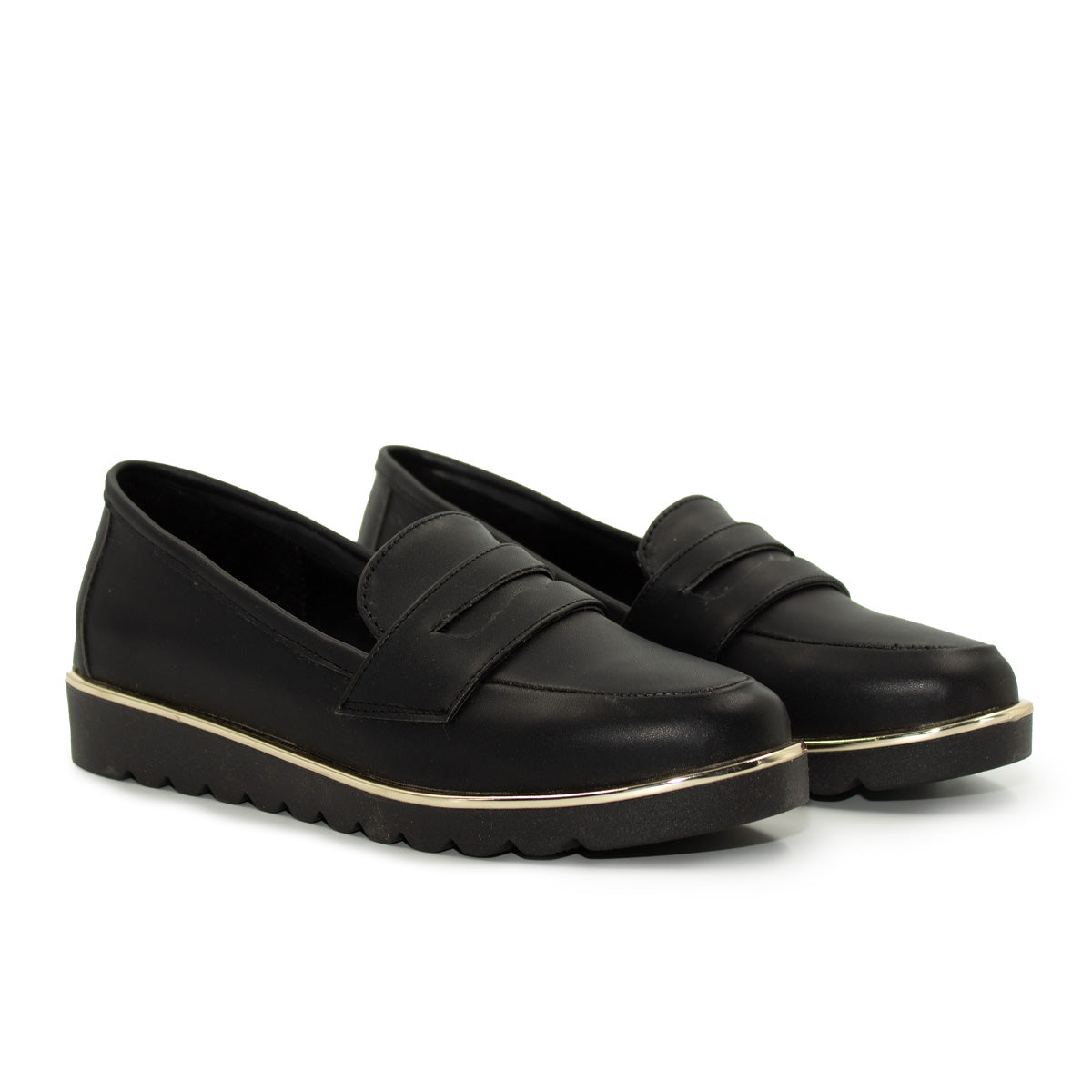 Zapato Casual Tipo Mocasín- Negro- 12