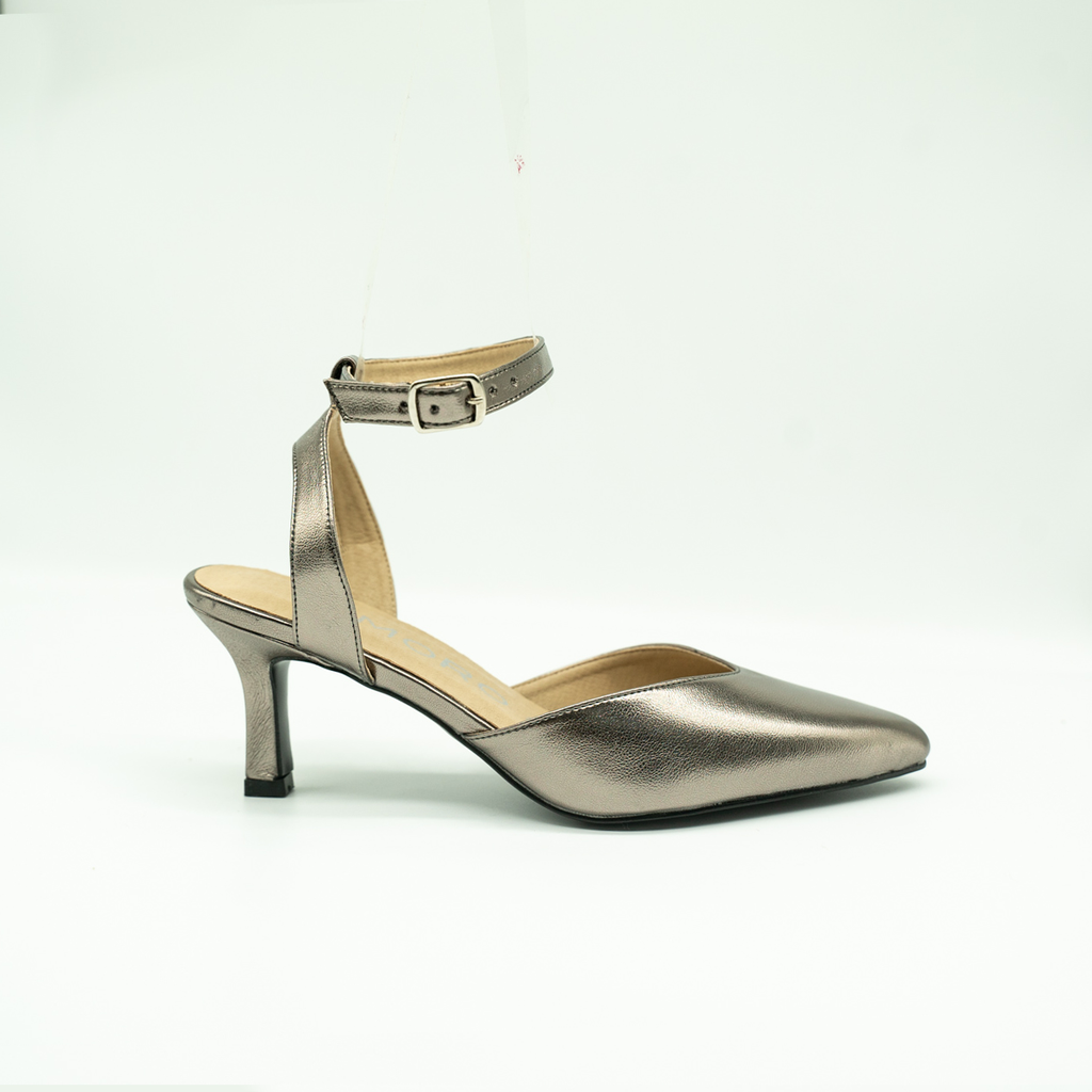 Zapatilla Ejecutiva De Punta Tacon Fino stiletto -Inox-04