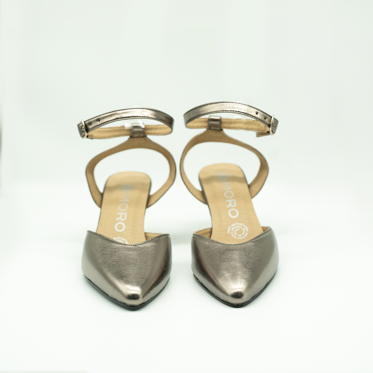 Zapatilla Ejecutiva De Punta Tacon Fino stiletto -Inox-04