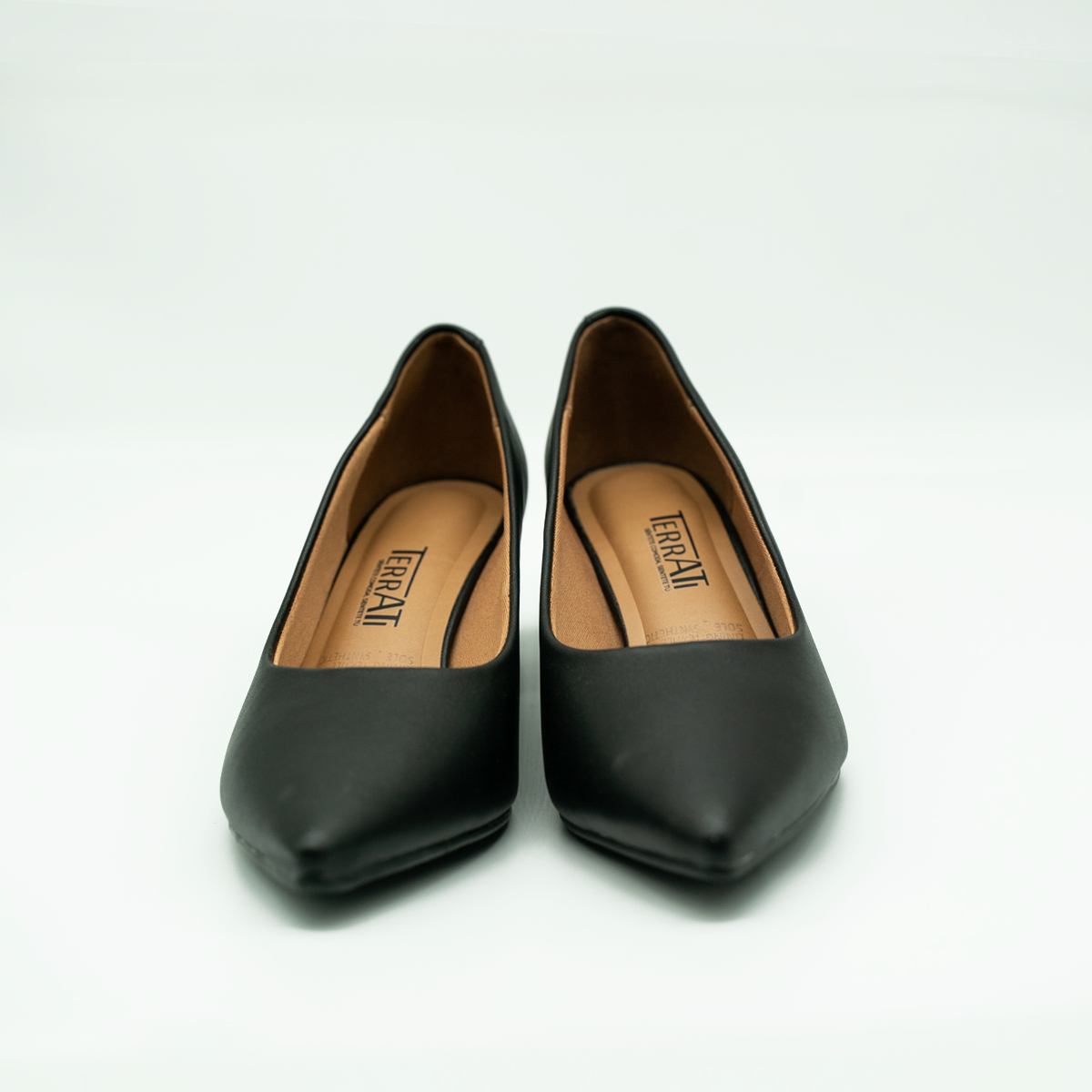 Zapato Ejecutivo Cómodo Tacon Cuadrado Negro