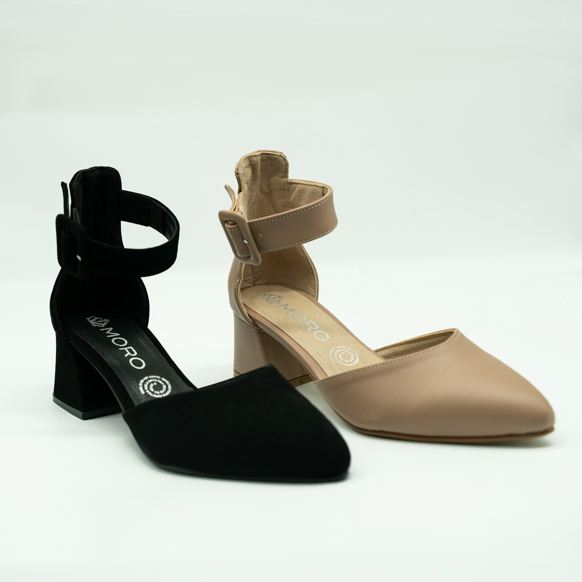 Zapatilla Puntal Básica Con Pulsera Ajustable Latte -20
