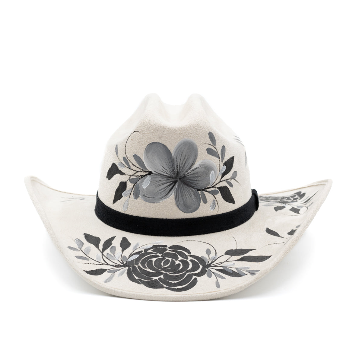 Sombrero con Diseño Exclusivo Hueso Pintado a Mano - Formal - Cowboy