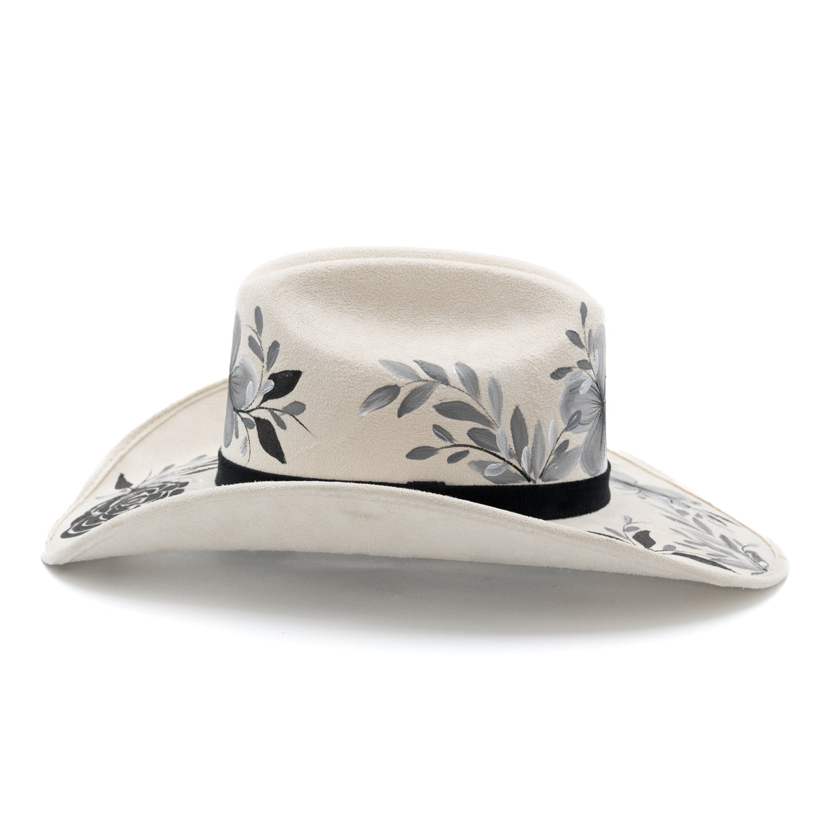 Sombrero con Diseño Exclusivo Hueso Pintado a Mano - Formal - Cowboy