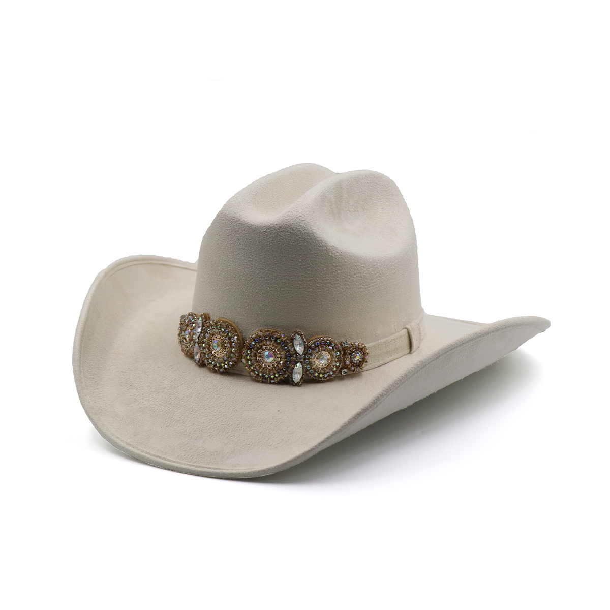 Sombrero textil con Diseño Exclusivo Latte- Formal -Cowboy