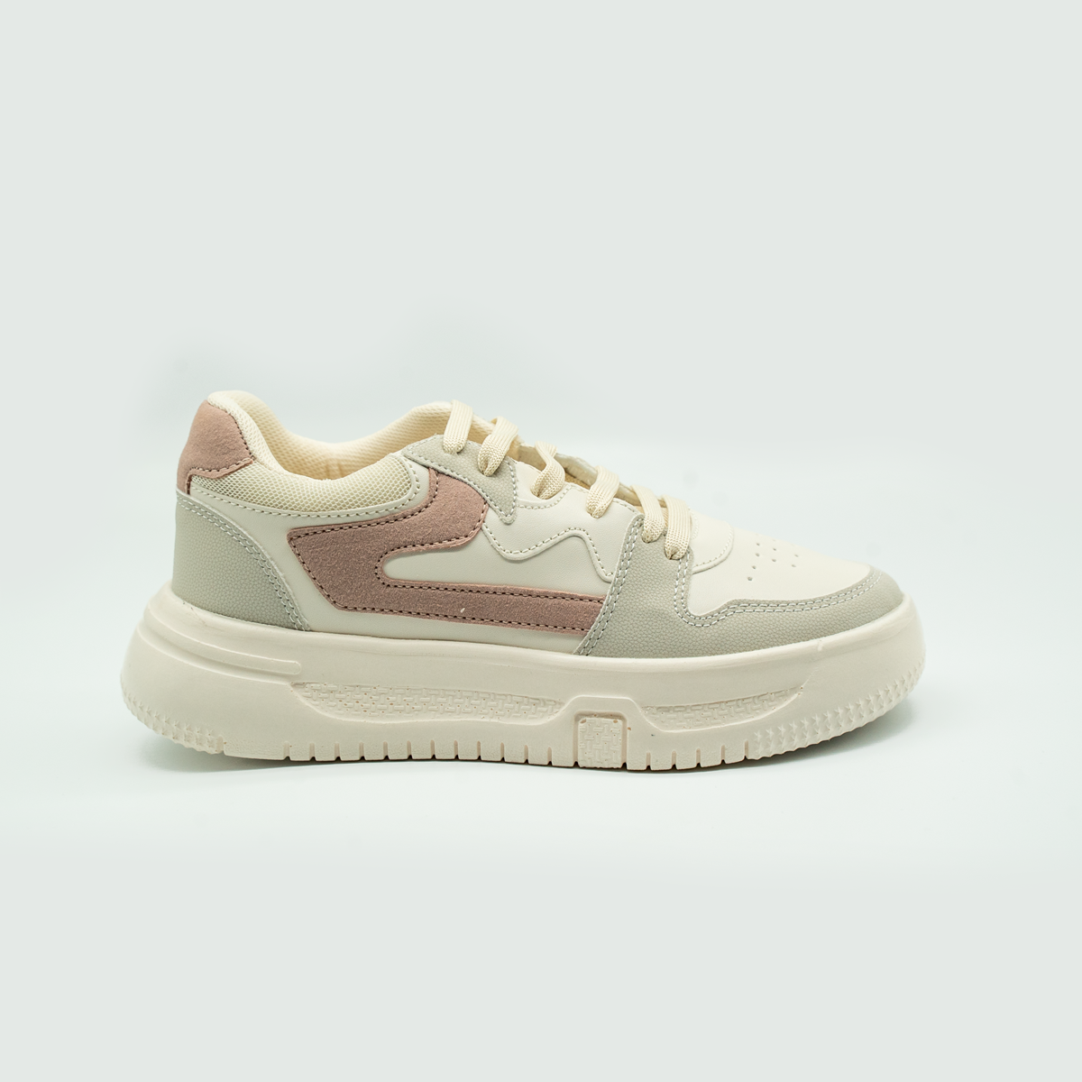 Tenis Urban Chic Plataforma | Pink / Latte -820