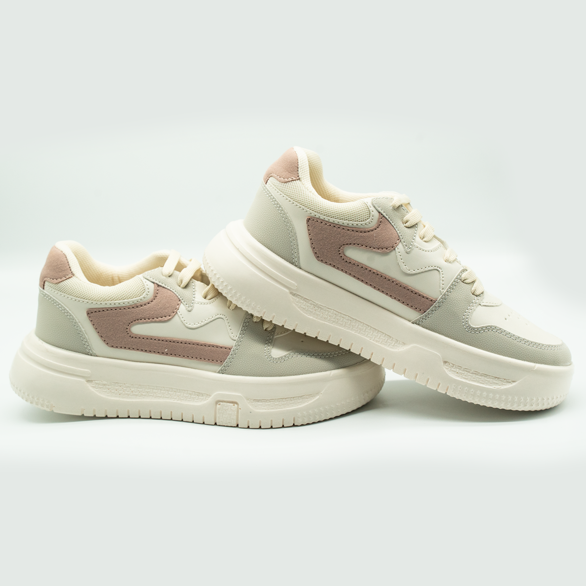 Tenis Urban Chic Plataforma | Pink / Latte -820