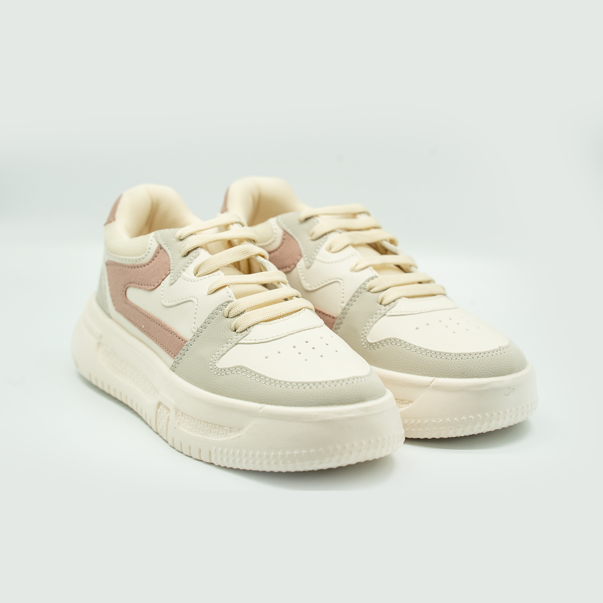 Tenis Urban Chic Plataforma | Pink / Latte -820