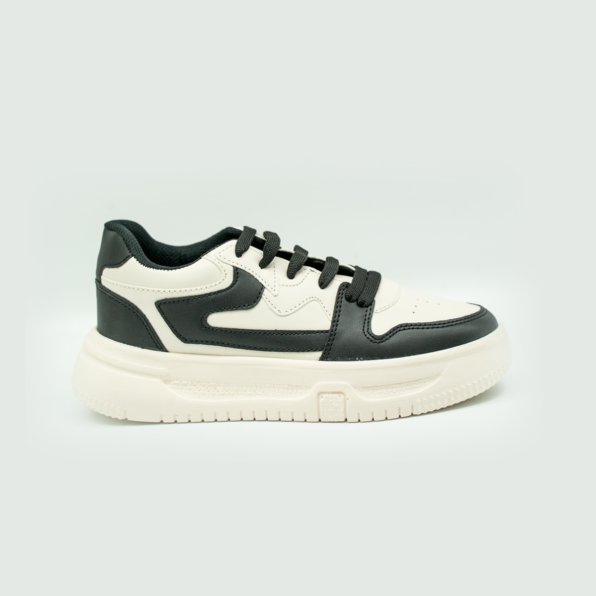 Tenis Urban Chic Plataforma | Blanco/ Gris -820