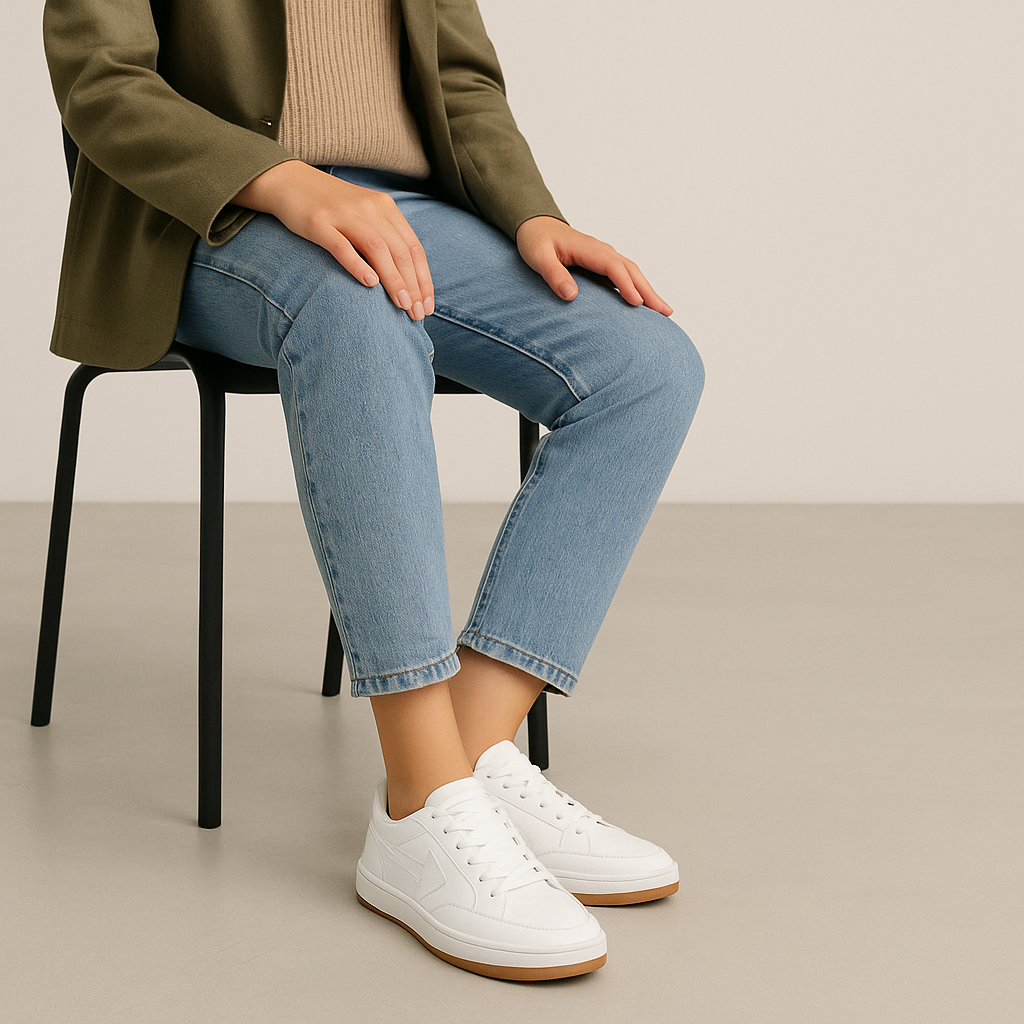 Tenis Blancos Urban Clean con Suela Gum-Blanco-36