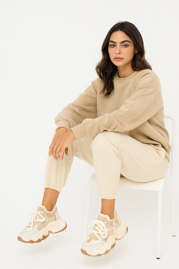 Tenis chunky urbano para Dama Cafe Latte-086