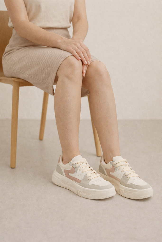 Tenis Urban Chic Plataforma | Pink / Latte -820