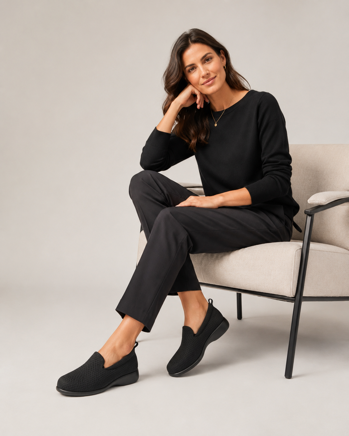 Zapato Confort Cómodo para Mujer-75 | Negro