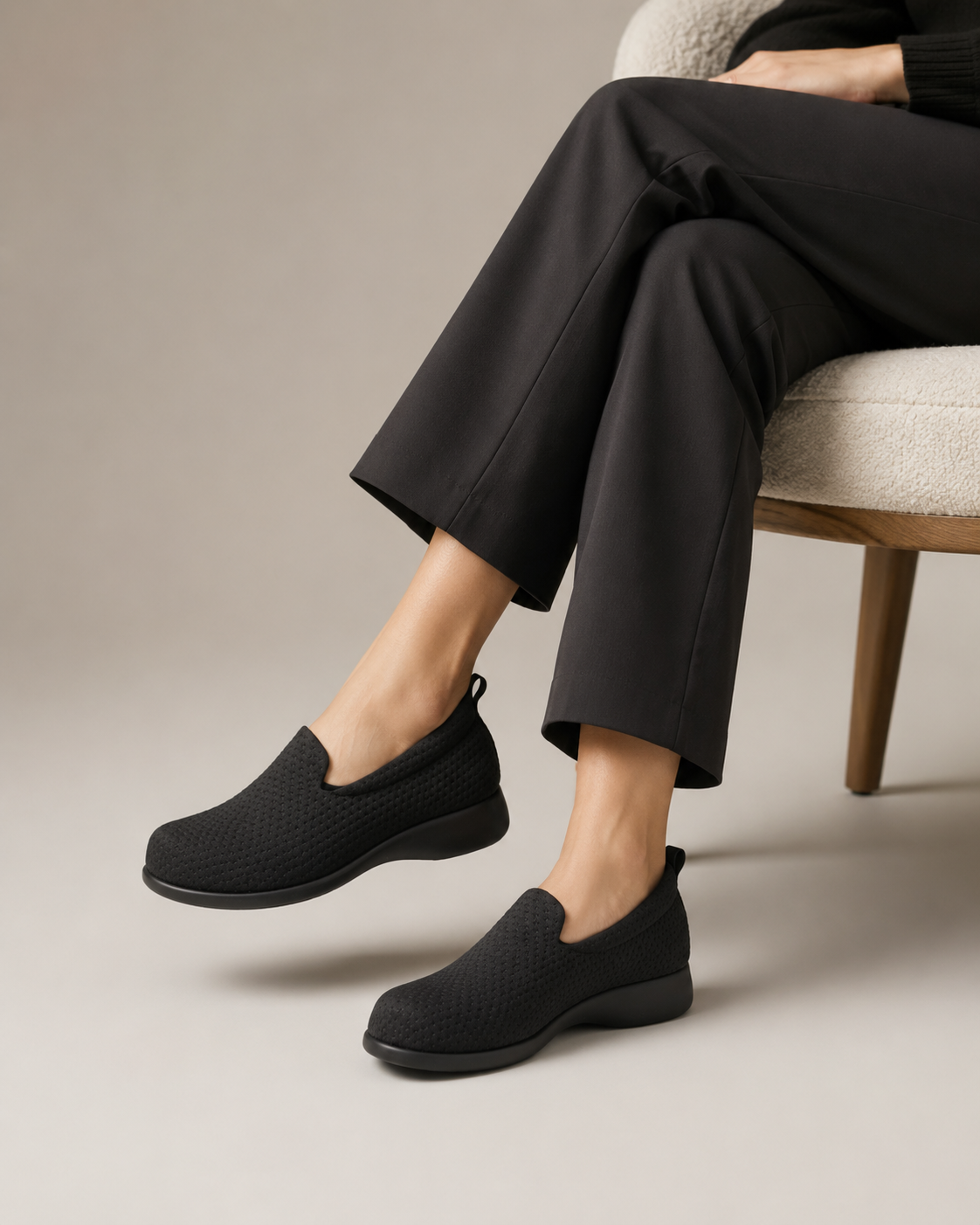 Zapato Confort Cómodo para Mujer-75 | Negro