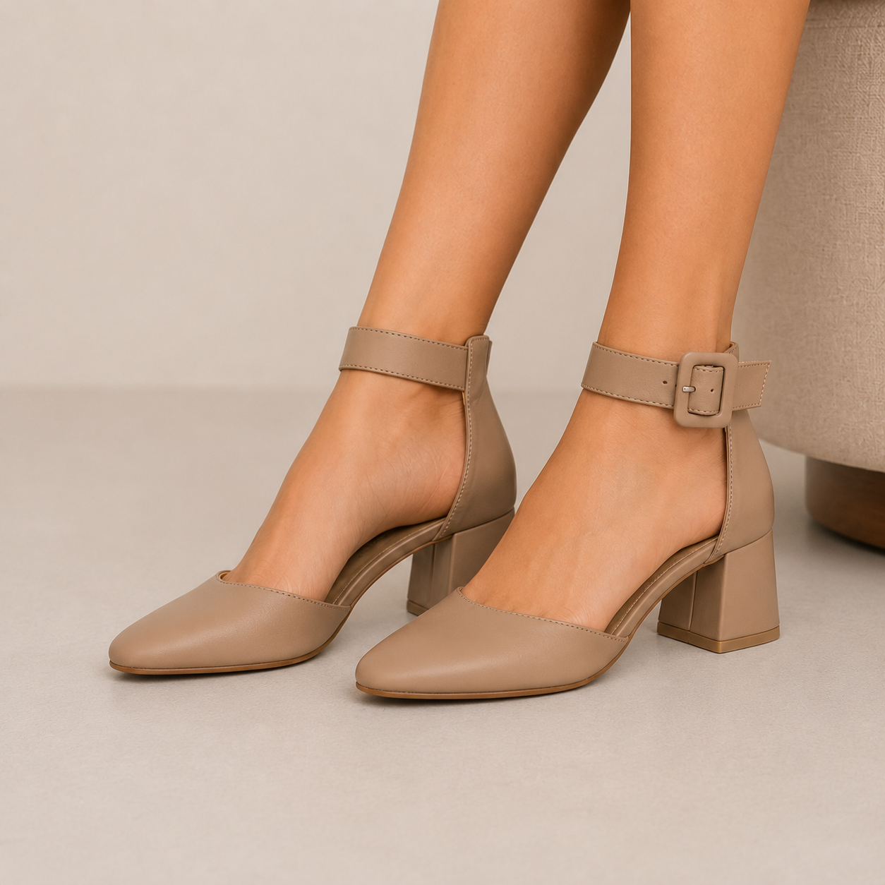 Zapatilla Puntal Básica Tacón Bajo para Mujer-20 | Maquillaje