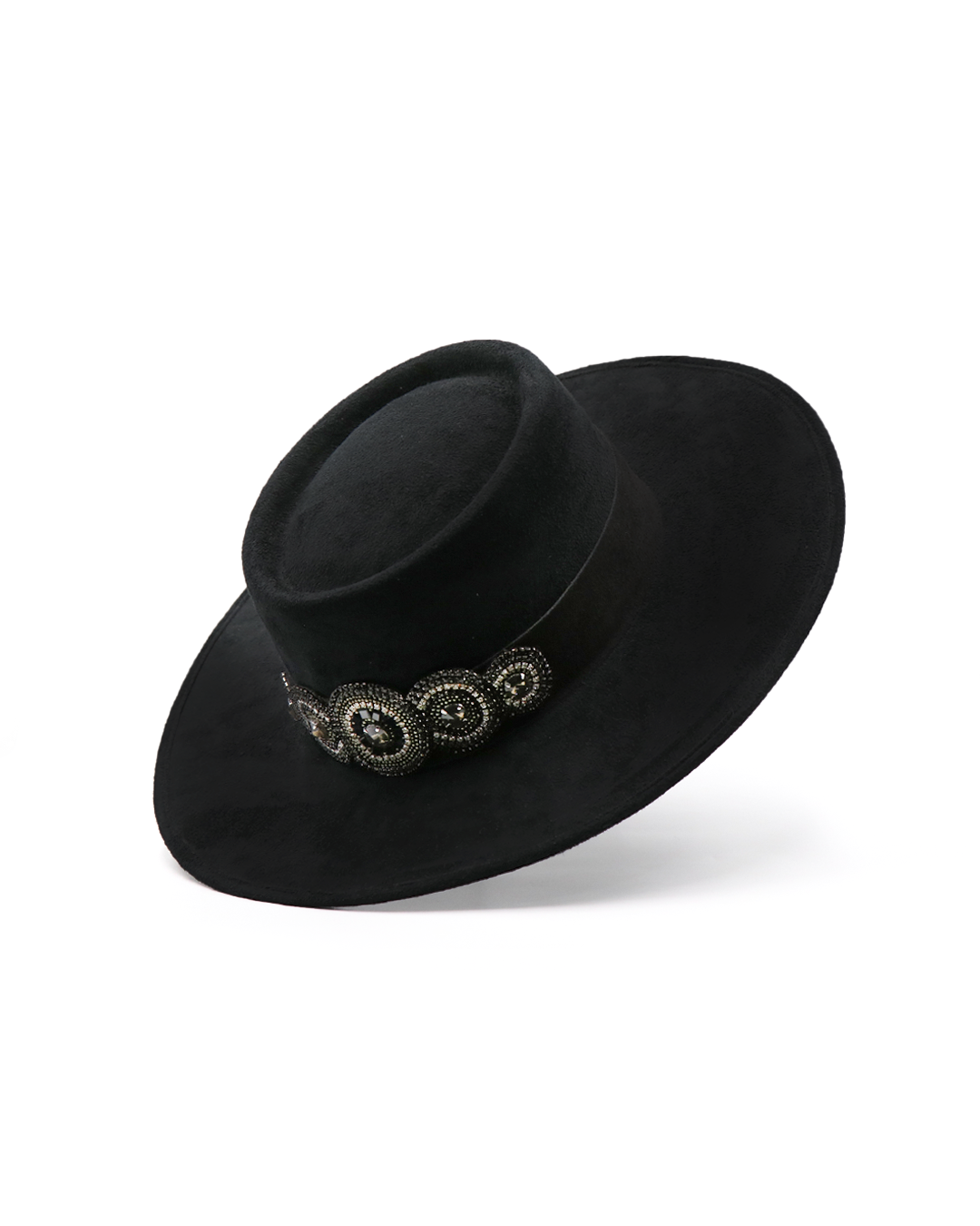 Sombrero con Diseño Exclusivo Negro - Formal - Viñedos