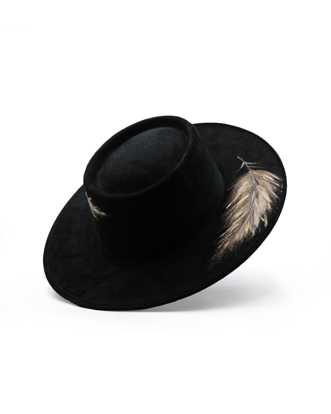 Sombrero con Diseño Exclusivo Camel Pintado a Mano - Formal - Viñedos