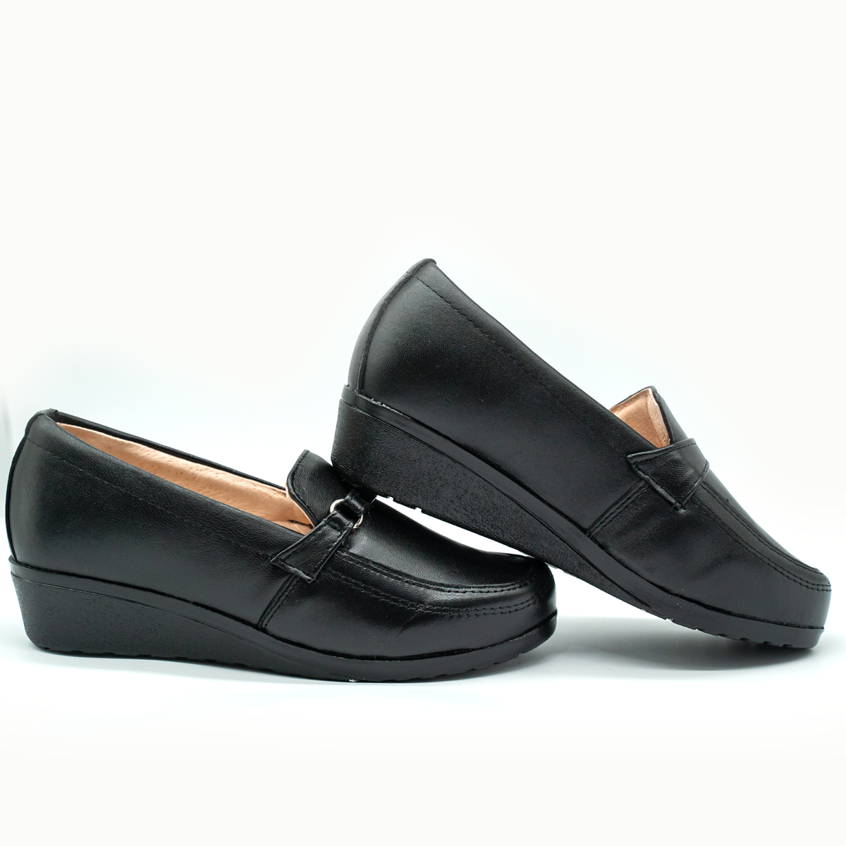 Mocasines de Descanso con Herraje- Negro-75