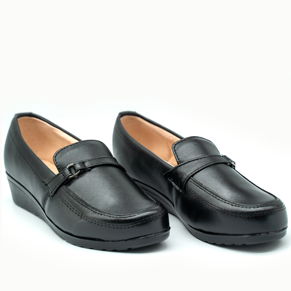 Mocasines de Descanso con Herraje- Negro-75
