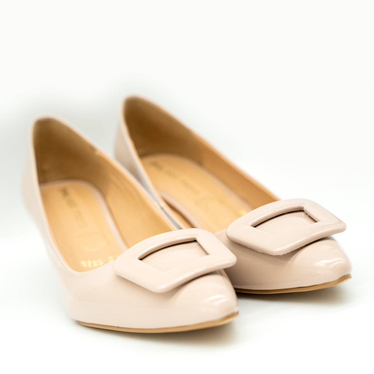 Tacones de charol con hebilla XL – tacón 6.5 cm-Charol Maquillaje -25